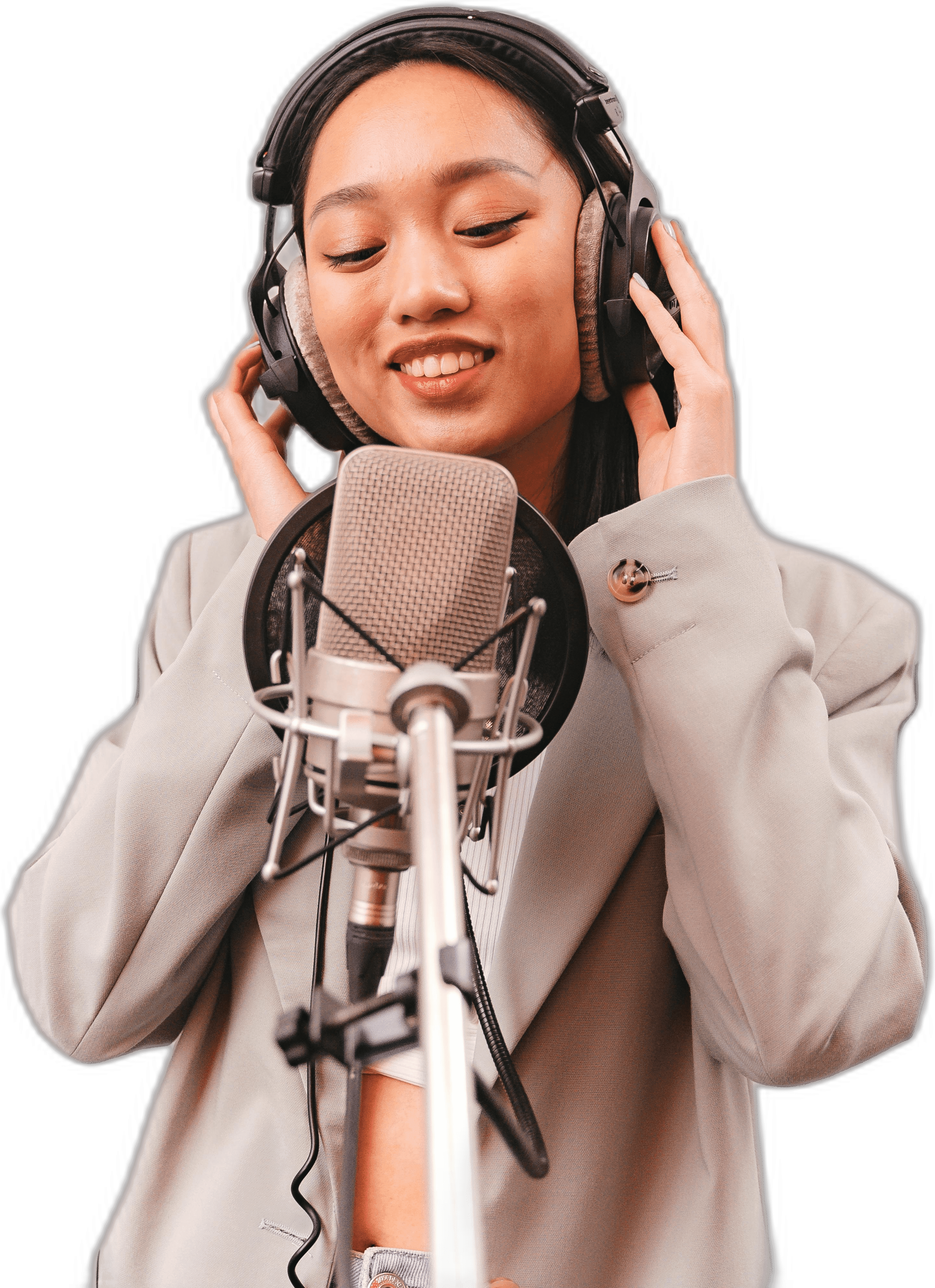 Producer in studio